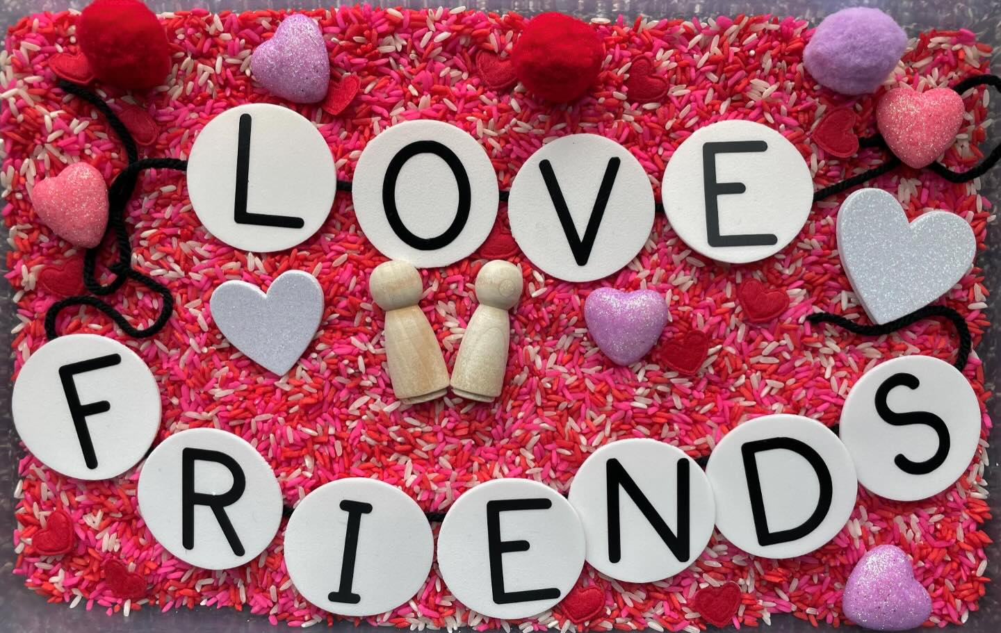 Friendship Sensory Bin