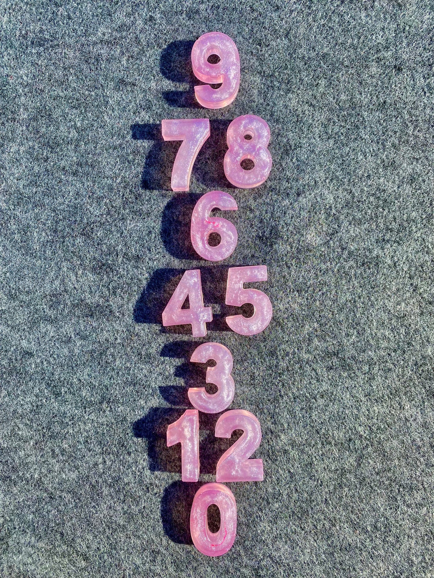 Shimmer Resin Letters - Custom Colors