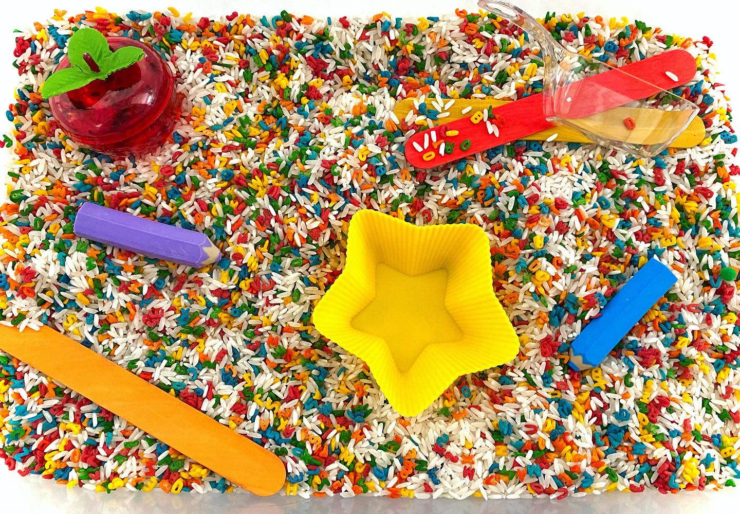 Back to School Sensory Bin