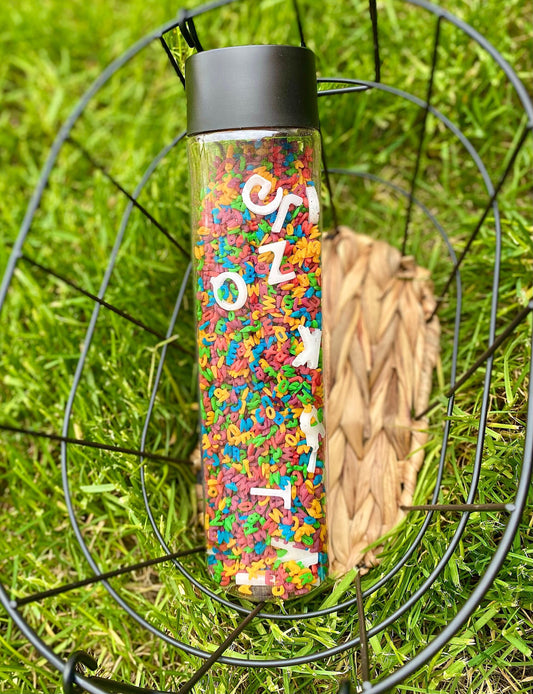 Alphabet Discovery Sensory Bottle with Resin Letters